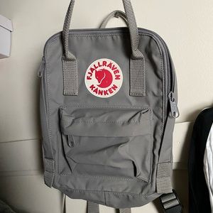 Gray Mini Fjallraven backpack